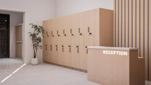 SOLDIERS MESS RECEPTION AND LOCKERS AREA