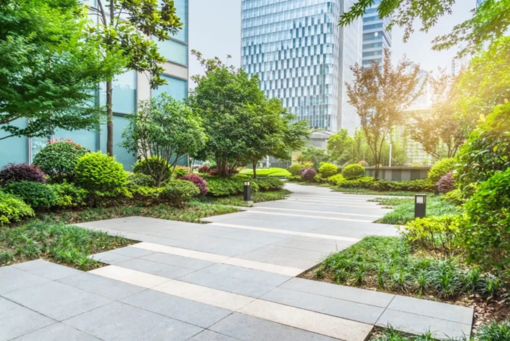 Soft and hard landscaping