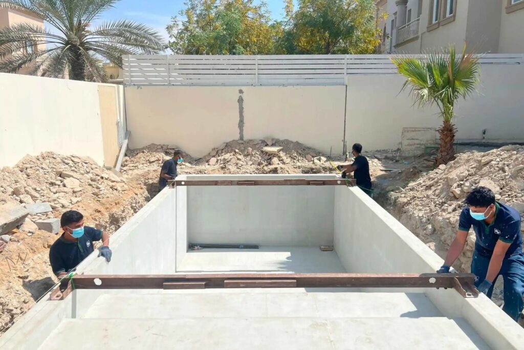 Swimming pool construction