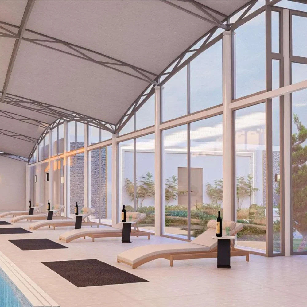 DESOM CLUB POOL SIDE SITTING