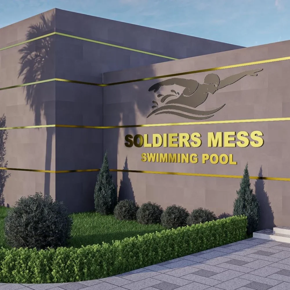 SOLDIERS MESS SWIMMING POOL ENTRANCE
